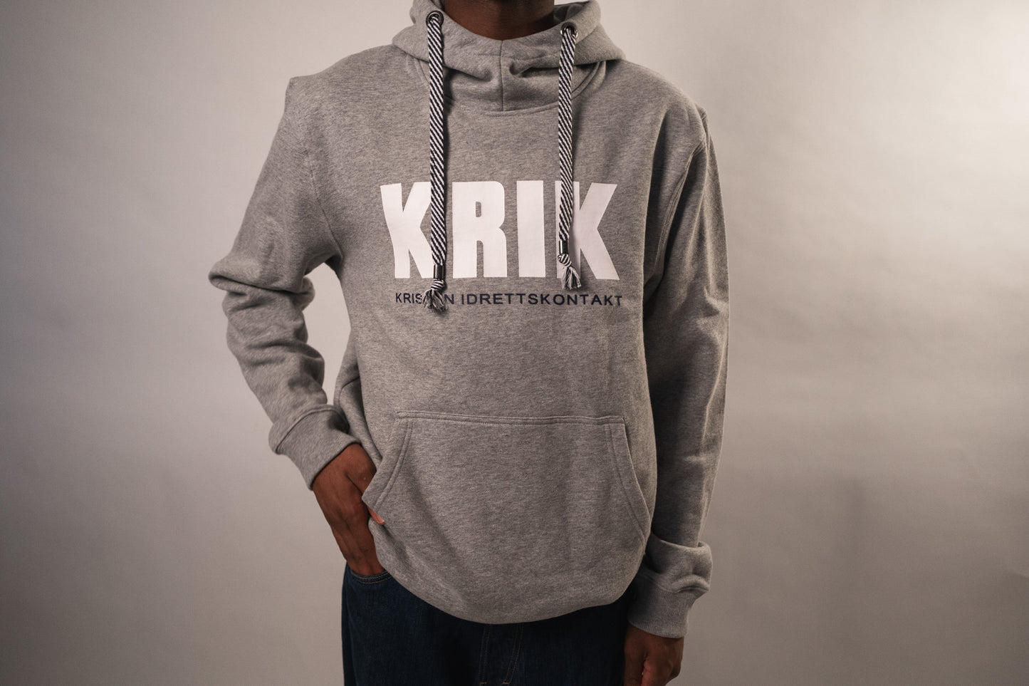 Klassisk hoodie - grå