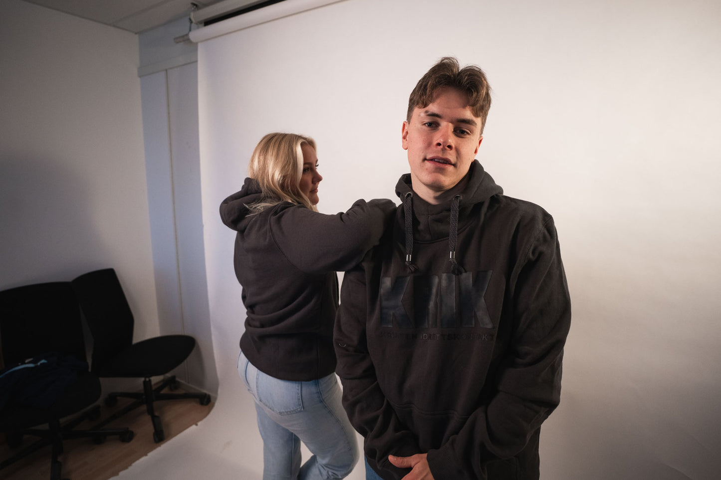 Klassisk hoodie - timian