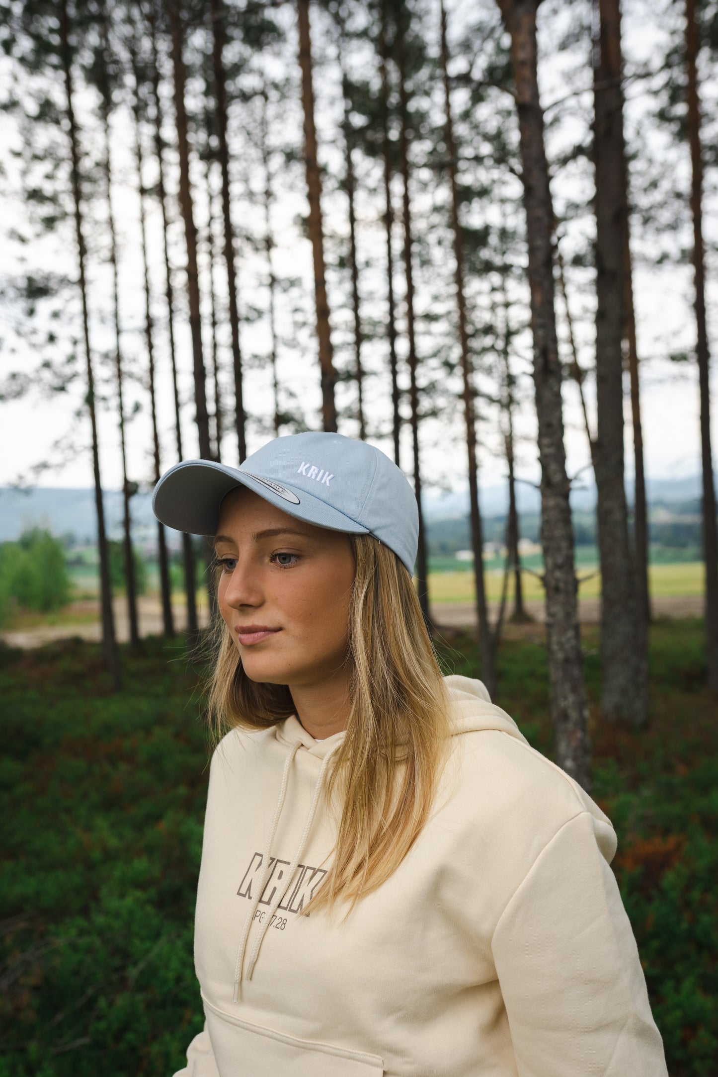 Dadcap lyseblå