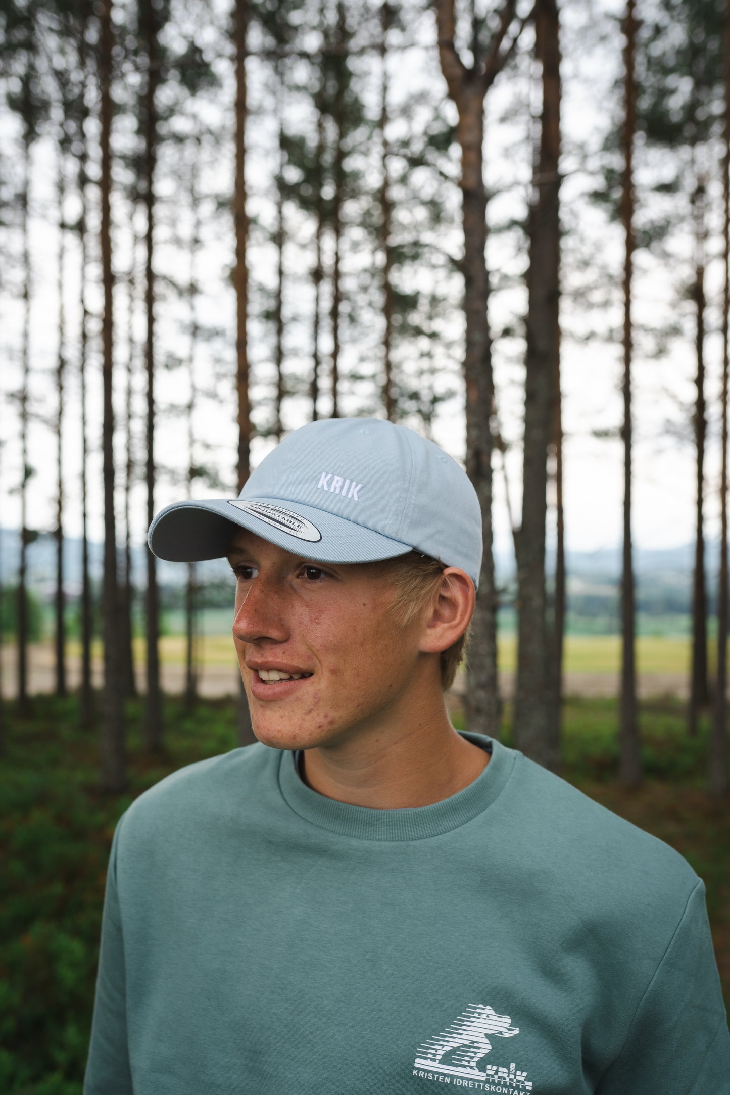 Dadcap lyseblå