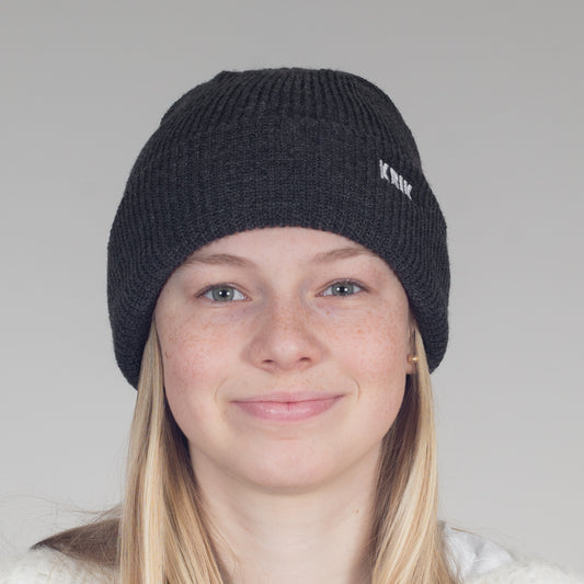 Lue beanie mørk grå