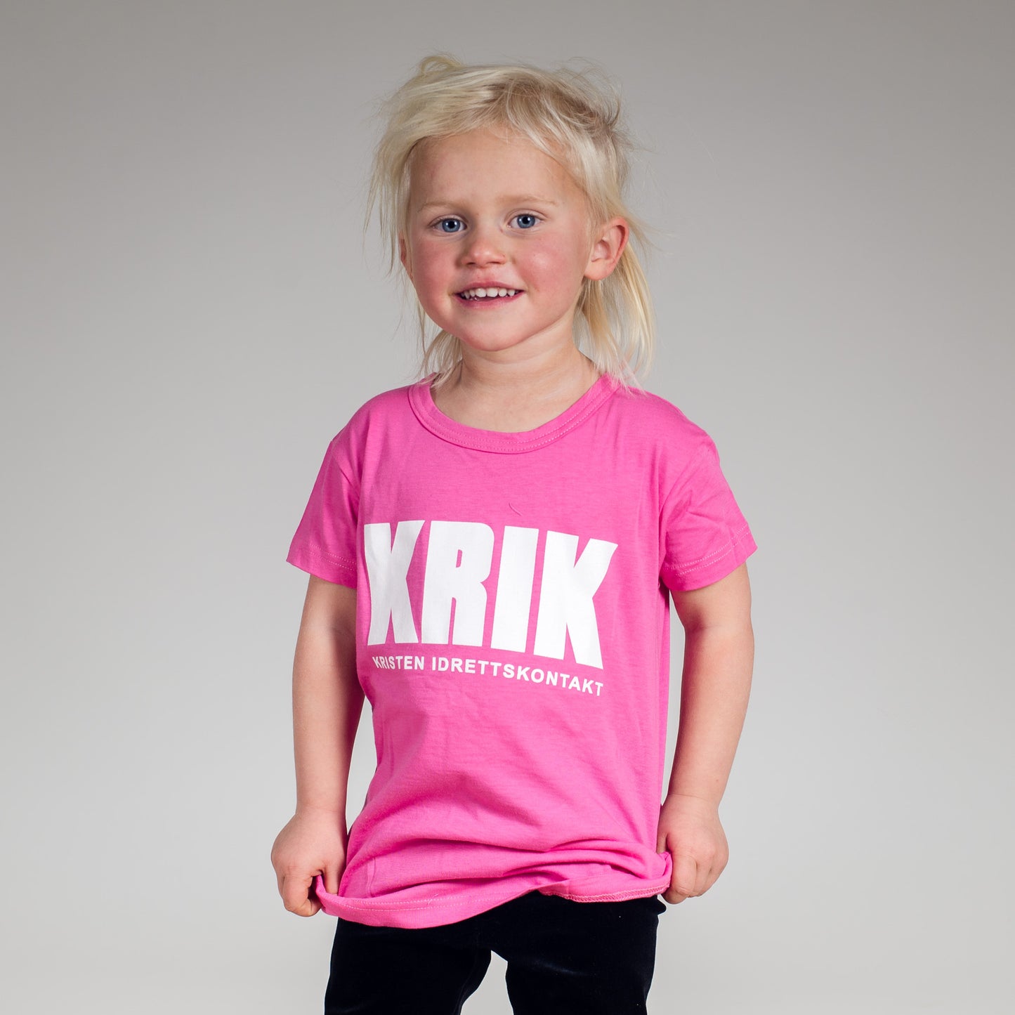 T-skjorte mørkerosa