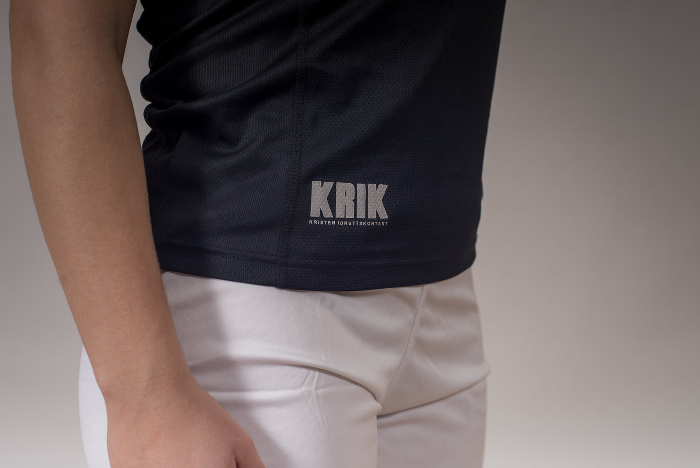 Trenings t-skjorte sort unisex