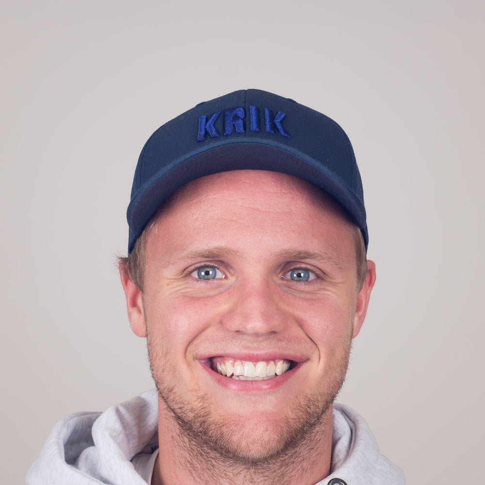 Snapback blå