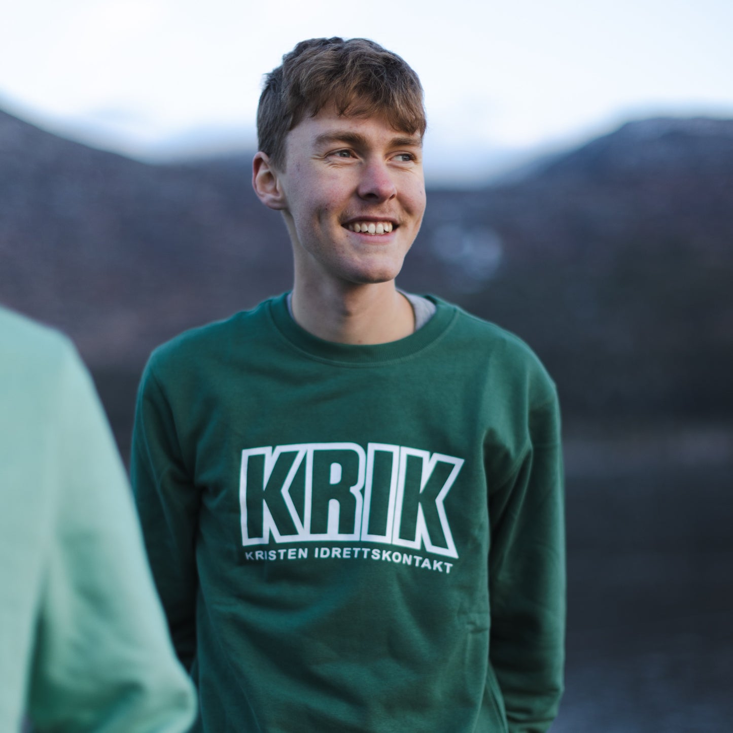 Collegegenser - Grønn